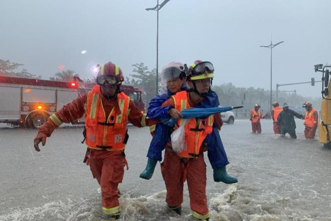 廣東強降雨相關警情109起，消防營救疏散486名被困群眾